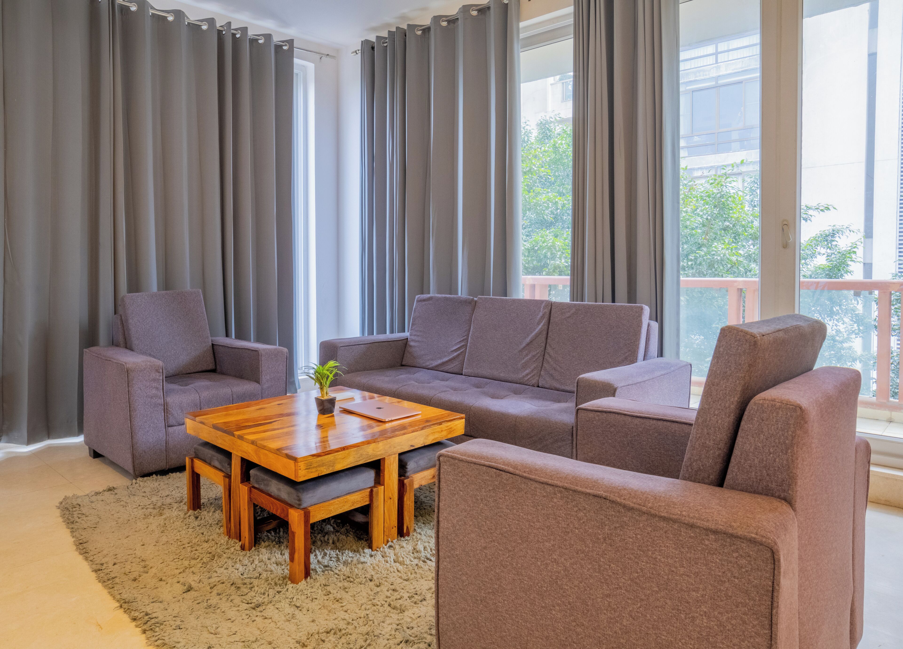 Studio, City View | Living area