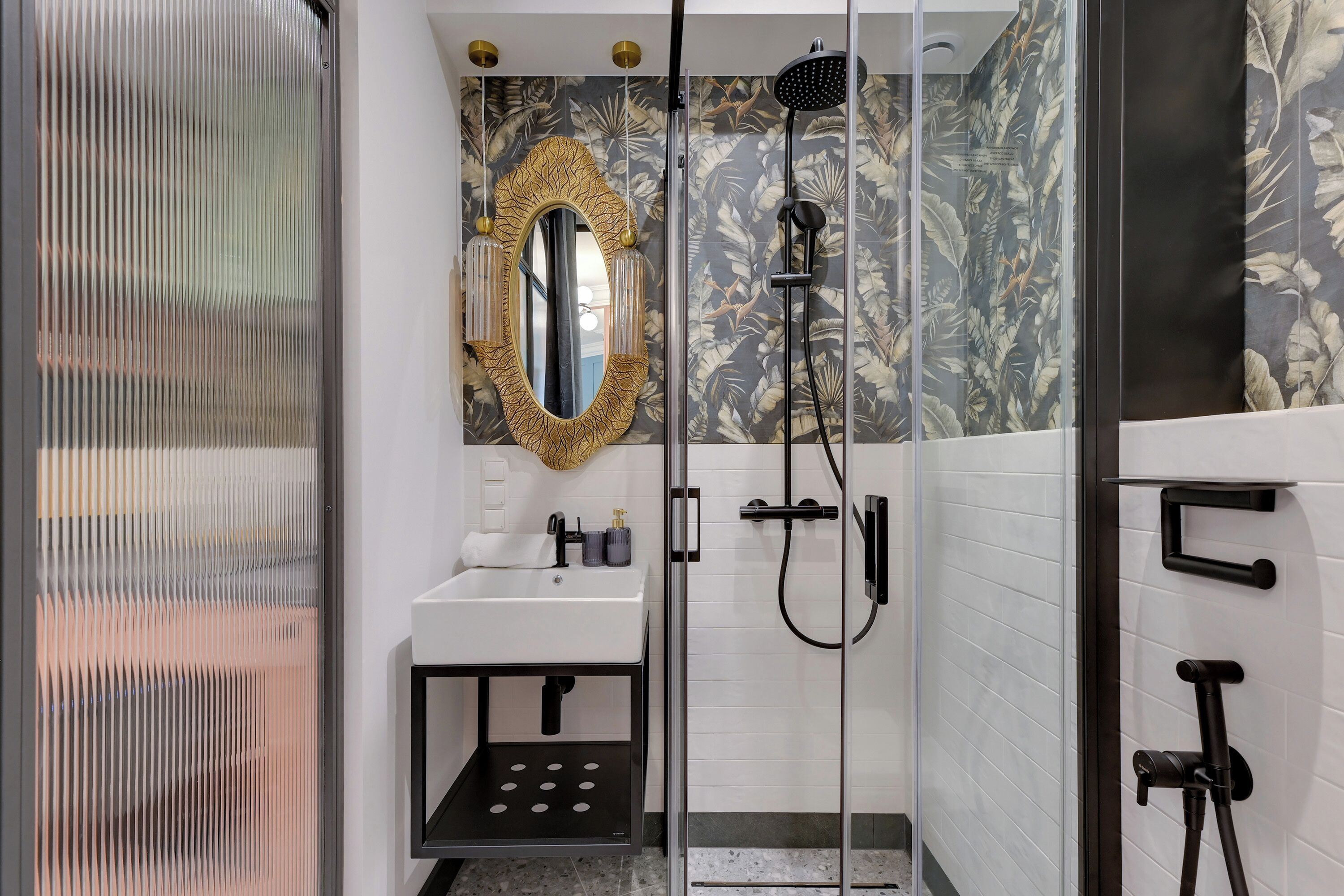 Studio – comfort, balkong | Bad