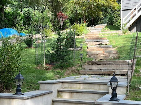 Property grounds. Garden Loft with Patios & Green Space · Westchester Retreat
