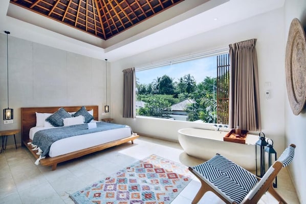 Villa, Patio | Minibar, in-room safe, laptop workspace, cribs/infant beds