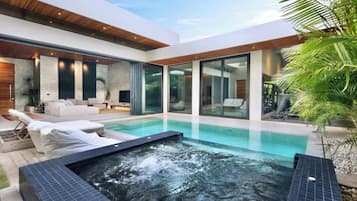 Premium Villa, 3 Bedrooms, Private Pool, Mountain View | Premium bedding, down duvets, minibar, in-room safe