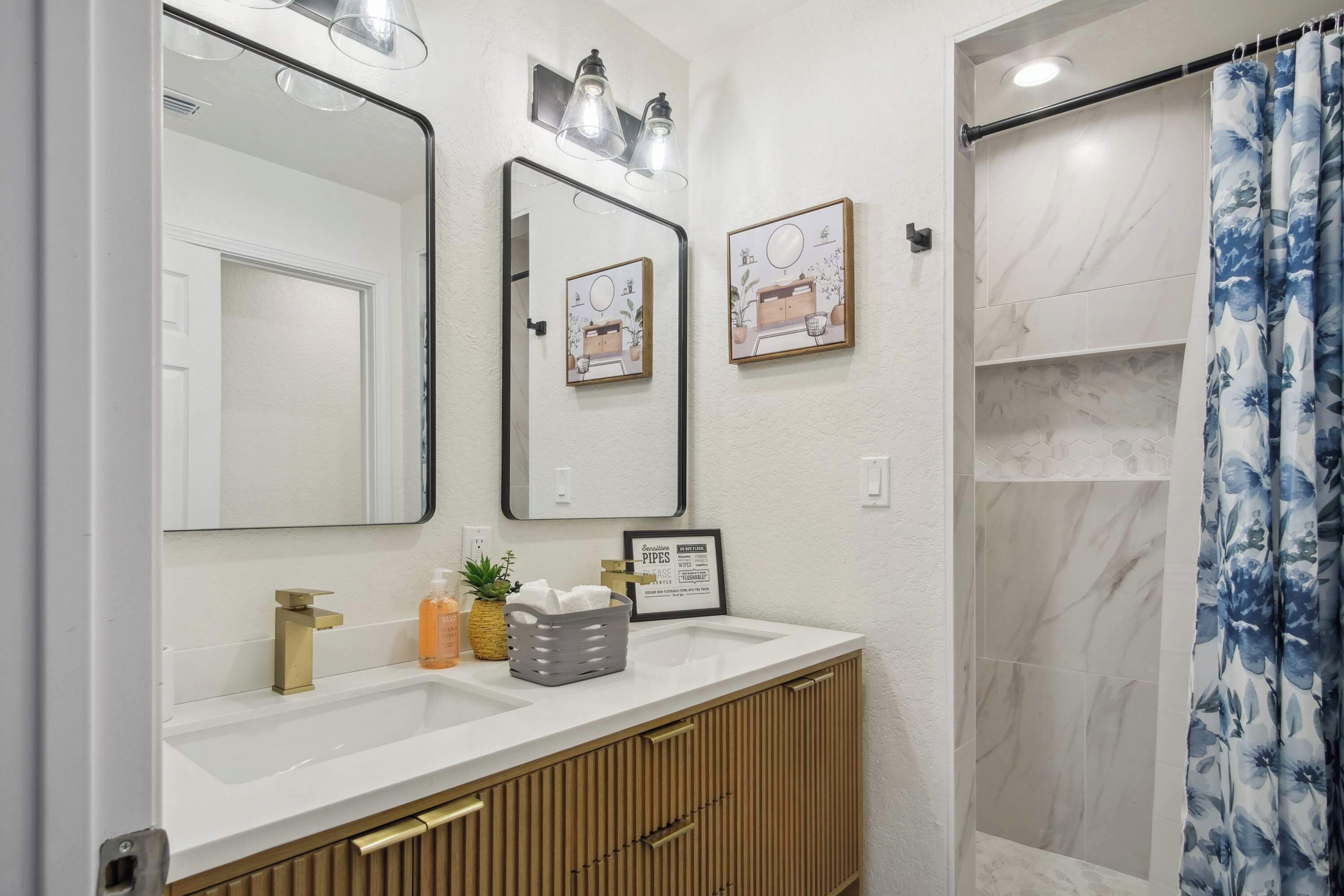 Hus (3 Bedrooms) | Bad | Håndklær og sjampo