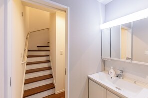 Blackout curtains, iron/ironing board, free WiFi, bed sheets