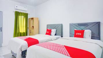 Deluxe-Zweibettzimmer | Schreibtisch, kostenloses WLAN, Bettwäsche