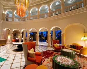 Lobby sitting area