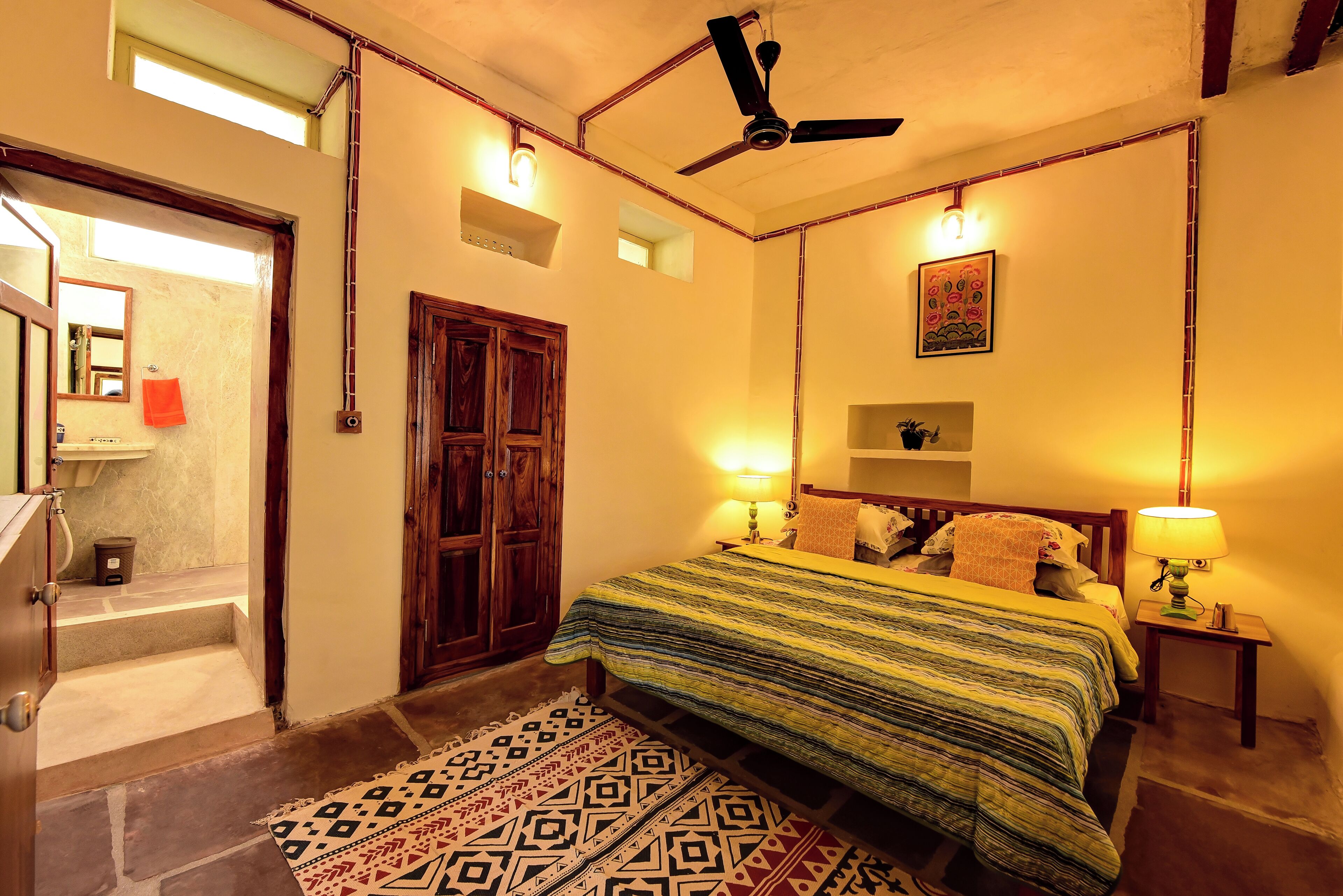2 bedrooms, iron/ironing board, free WiFi, bed sheets