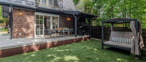 บ้านพักสแตนดาร์ด, หลายห้องนอน (BalChill House With Sauna And Jacuzzi) | รับประทานอาหารกลางแจ้ง
