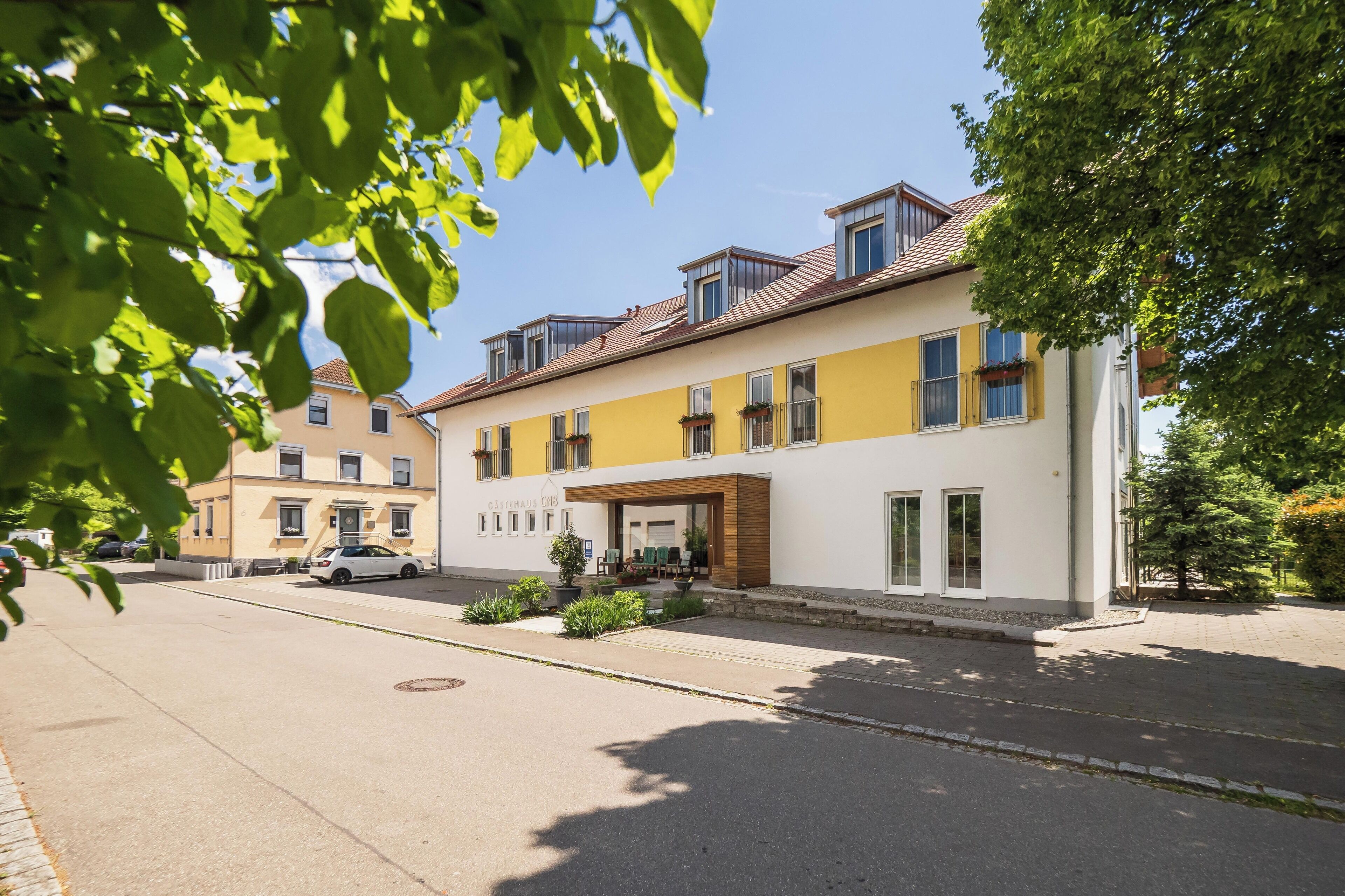 Fassade der Unterkunft