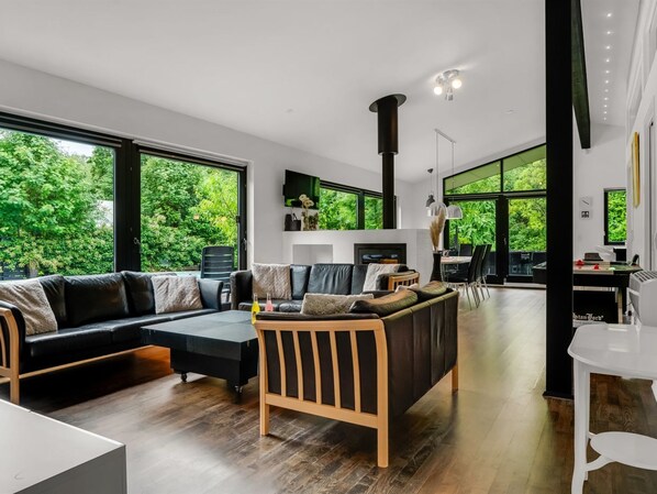 تلفزيون، مدفأة