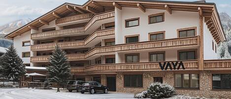 Façana frontal de l'allotjament