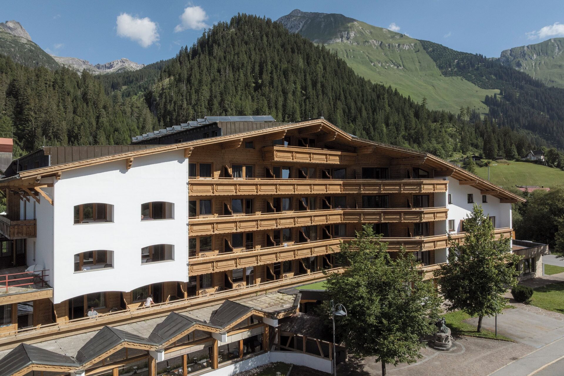 Fassade der Unterkunft