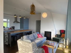 Living area - West Cork holiday home with incredible sea views (Castlefreke)
