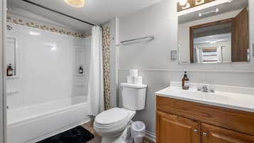 Hair dryer, towels