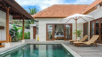 Villa, 3 chambres, vue piscine