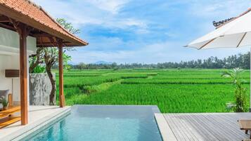 Villa, 2 chambres, vue piscine