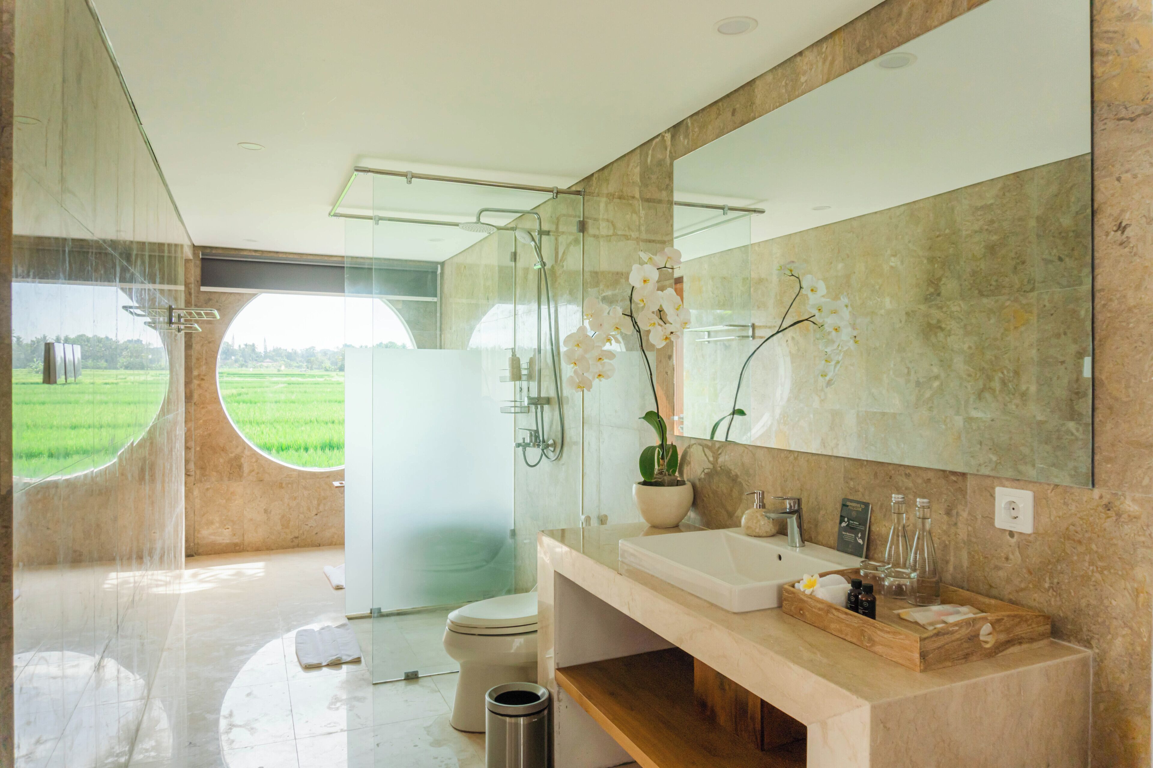 Villa, 2 Schlafzimmer, Poolblick | Badezimmer | Badewanne und Dusche (separat), Haartrockner, Bademäntel, Hausschuhe