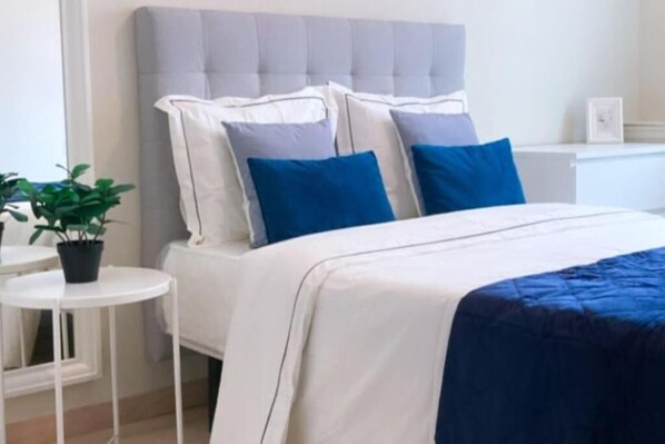 4 habitaciones y ropa de cama