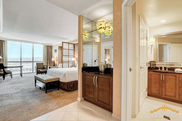 Desk, iron/ironing board, WiFi, bed sheets