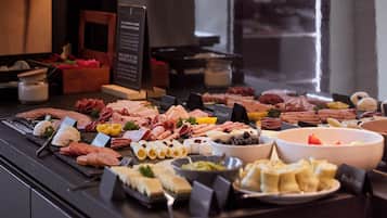 Daily buffet breakfast (EUR 22 per person)
