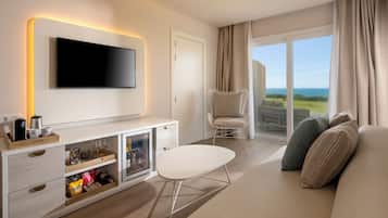 Junior-Doppel- oder -Zweibettzimmer, Meerblick (Dolce Vita "The One") | Wohnbereich