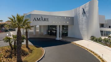 Overnatningsstedets facade