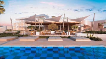 2 piscinas externas
