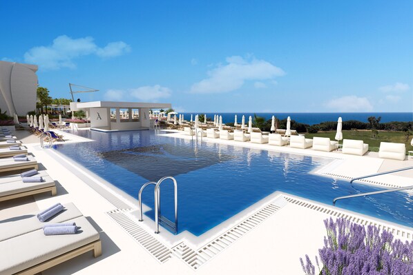 2 albercas al aire libre 