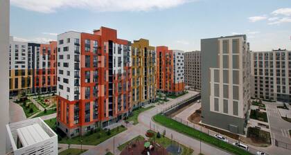 2-bedroom apartment in the center of Almaty with AC, WiFi