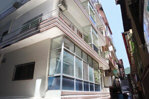 Façade de l’hébergement