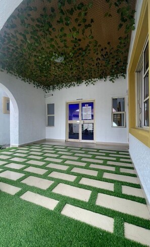 Façade de l’hébergement