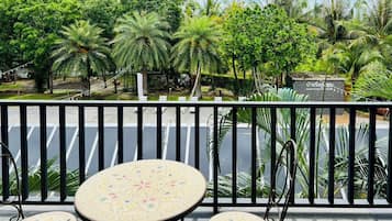 Double or Twin Room, Pool View | Balcony view