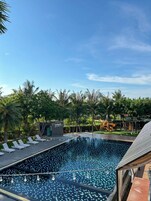 Family Double Room, Pool View | View from room