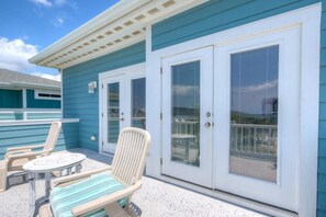 Terrace/patio - Experience Oak Island at Pelican's Perch, a spacious 4BR oceanview retreat for 13! (Oak Island)