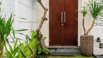 Front of property – evening/night