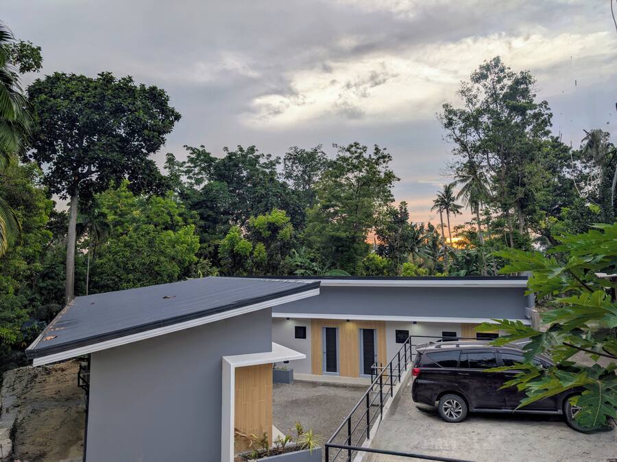 Majoituspaikan julkisivu