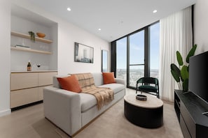 Apartment, 2 Bedrooms | Living area | 36-inch Smart TV with satellite channels - Urban Rest City Road (Southbank)