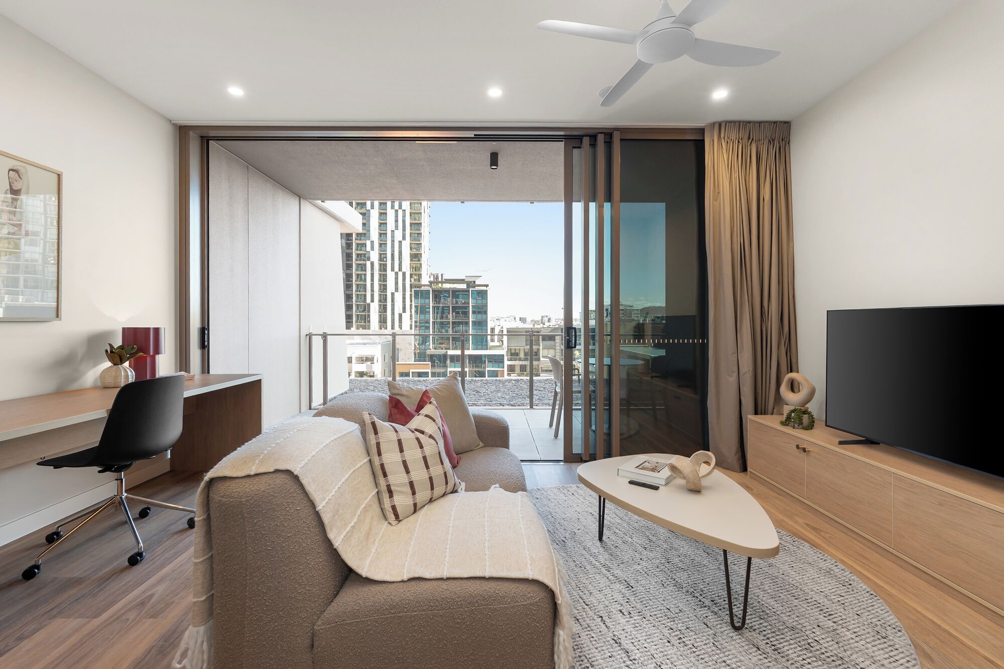 Căn hộ, 1 phòng ngủ | Khu phòng khách