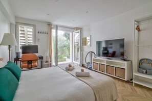 1 Schlafzimmer, Bügeleisen/Bügelbrett, WLAN, Bettwäsche