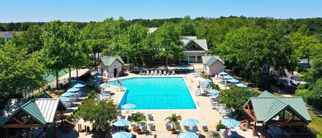 Indoor pool, a heated pool