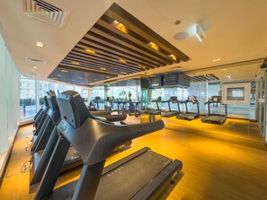 Fitness facility - High-Floor Studio with Community View and High-End Amenities, Gemz by Danube, Al Furjan (Dubai)