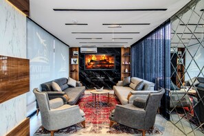 Sitteområde i lobbyen