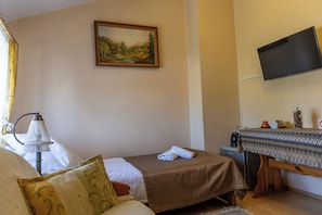 Standard Single Room, Mountain View | Desk, laptop workspace, blackout curtains, iron/ironing board - Rezydencja Jagiellońska (Sanok)