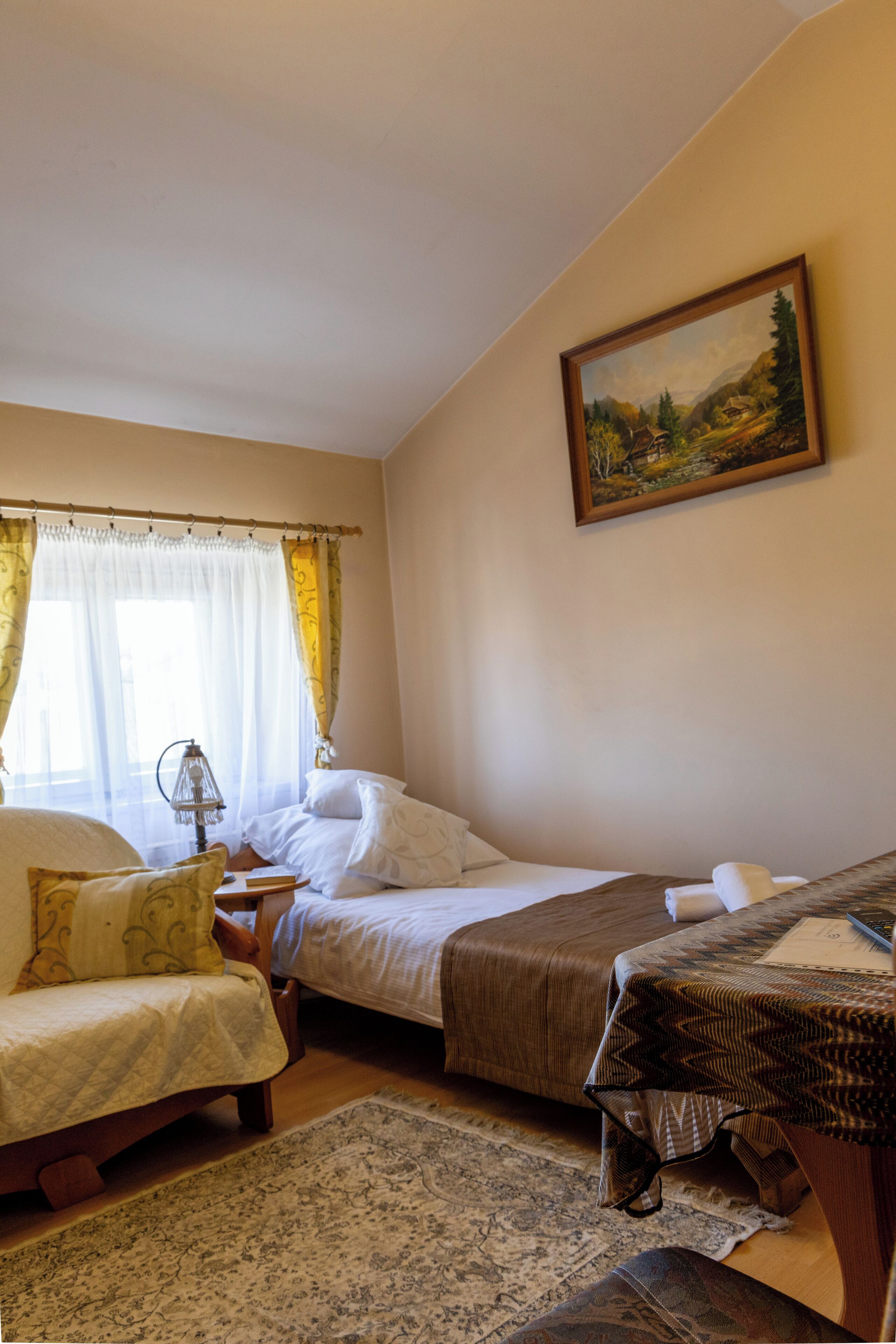Standard Single Room, Mountain View | Desk, laptop workspace, blackout drapes, iron/ironing board