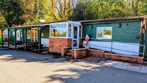 Cabin | Exterior - Glan yr Afon Tri - Relax, Recuperate, Enjoy (Welshpool)