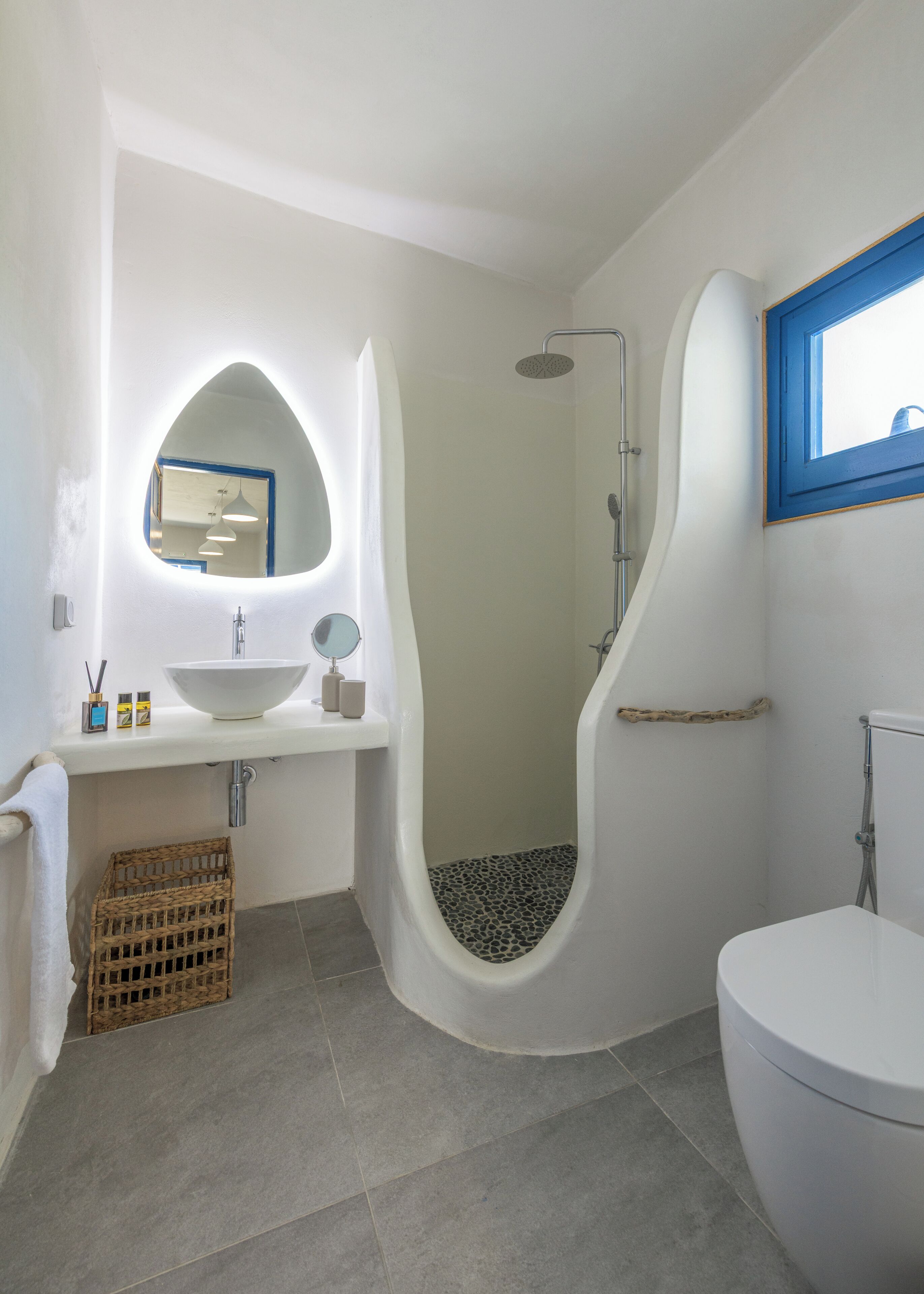 Comfort-Haus, Terrasse, Meerblick | Badezimmer