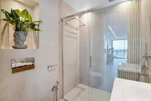 Een douche, een haardroger