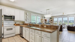 Coffee/tea maker, fridge, microwave, oven - 142 Cypress - 4 Bedroom Marsh Front Home with Community Pool! (Murrells Inlet)