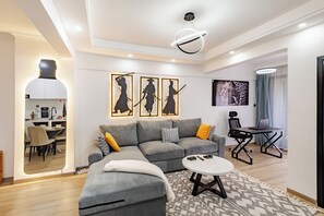 Condo, 1 habitación, con acceso para personas discapacitadas, para fumadores | Sala de estar