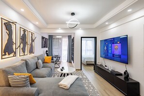Living room - Modern 1-bedroom Apartment in Vibrant Westlands, Nairobi (Nairobi)