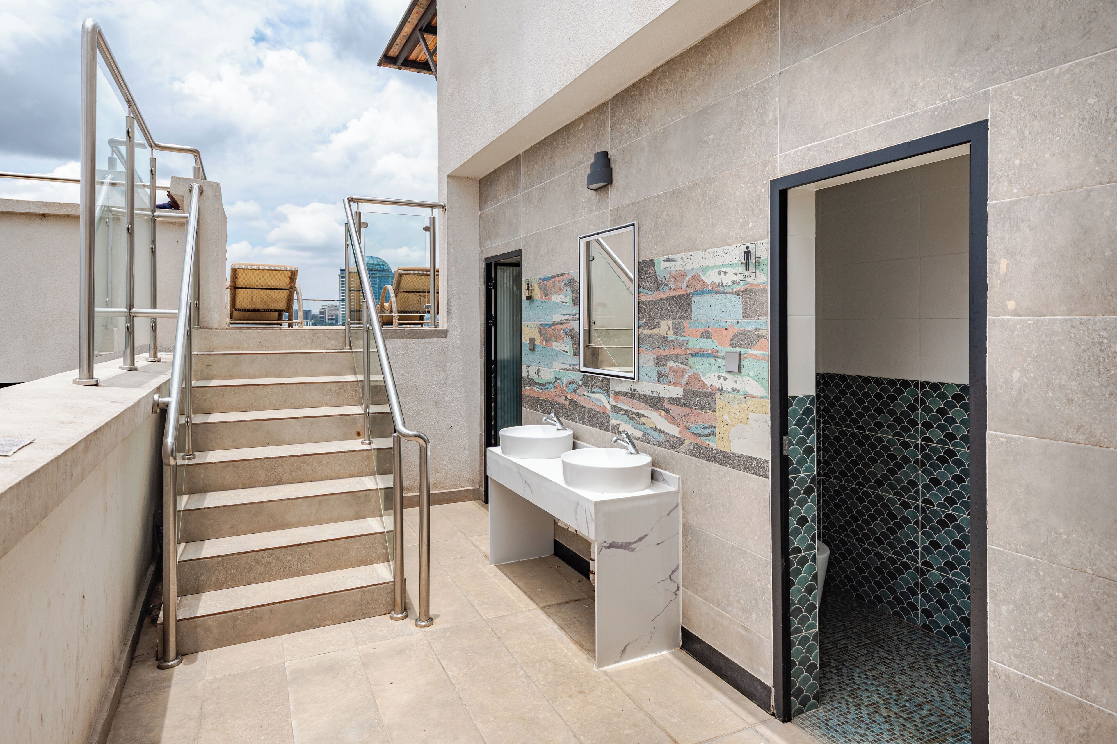 Huoneisto, 1 makuuhuone, esteetön, tupakointi sallittu | Kylpylä